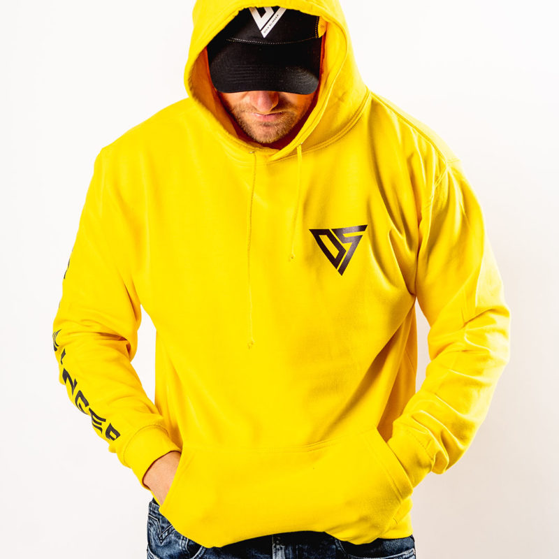“Black n Yellow” DS Hoodie – THE OFFENSIVE COMPANY